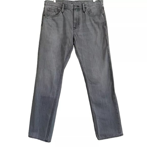 Burberry Brit Cavendish Gray Straight Jeans Men's 34 x 32 Old Money Quiet Luxury - Picture 1 of 11